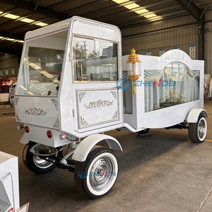 Classic White Funeral Hearse New Custom Made Funeral Hearse High Quality Electric Funeral Hearse Cart Special Transportation - Product Image 5