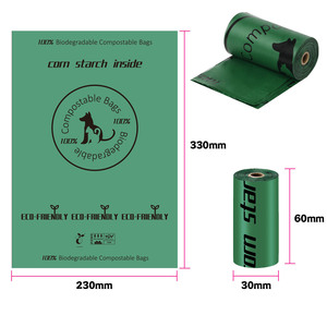 Bolsas Reutilizables para Excremento de Perro, Biodegradables, Impermeables, con Control de Olores, Diseño Plano y Duradero, Solución Ecológica para Desechos de Mascotas - Product Image 2