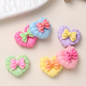 Dibujos animados para amor arco resina artesanía encantos para DIY crema pegamento horquilla teléfono caso zapato hebilla Accesorios - Product Image 3