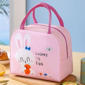 Sac à lunch isotherme personnalisé en tissu Oxford pour les enfants à l'école - Product Image 4