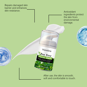 Limpiador facial de árbol de té que limpia suavemente los poros de la piel del rostro, refrescante y sin dejar la piel tirante. - Product Image 3