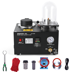 Máquina de fundición al vacío 3 en 1 para fundir y moldear joyas de oro y plata 1200 ℃ - Product Image 2
