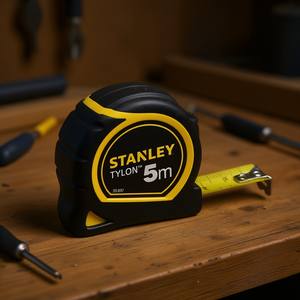 Stanley Tylon Tape Measure 5m With Metal <b>Hook</b> For Precision Measuring - Product Image 3