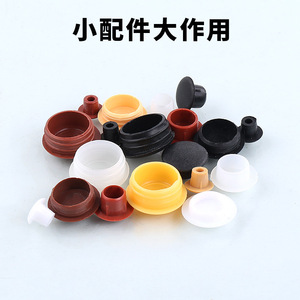 Bouchons de trou en plastique à vis de 5 mm pour la réparation de meubles, dissimulant les défauts, blanc, noir, jaune - Product Image 4