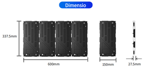 หน้าจอแสดงผล LED แบบโค้งในอาคาร P1.56 X3-Curve Series 150*168 ความละเอียดสูง - Product Image 4