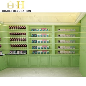 カスタマイズされた香水バーカウンターエレガントな香水ディスプレイラックガラステーブル透明香水店用 - Product Image 2