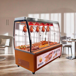 Vitrine réfrigérée pour poissons et fruits de mer avec refroidissement par air, commande numérique, dégivrage automatique - Idéal pour les magasins de fruits de mer - Product Image 5