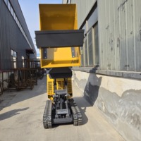 Mini-Lader-Dumper mit Hydraulikhub, Dieselmotor, 880 kg Tragfähigkeit, 450 kg Schaufel, Raupenfahrwerk, Herkunft China, 1 Jahr Garantie