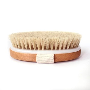 <span class=keywords><strong>Brosse</strong></span> de douche ovale <span class=keywords><strong>en</strong></span> bois humide et sèche avec poils de <span class=keywords><strong>crin</strong></span> <span class=keywords><strong>pour</strong></span> les soins du <span class=keywords><strong>corps</strong></span> Nettoyage cellulite et lymphatique (tout naturel) - Product Image 2