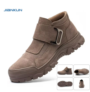 <span class=keywords><strong>Scarpe</strong></span> da lavoro in <span class=keywords><strong>pelle</strong></span> <span class=keywords><strong>scamosciata</strong></span> Unisex JIANKUN <span class=keywords><strong>scarpe</strong></span> da lavoro in acciaio Anti-puntura Anti-foratura per l'inverno primavera autunno - Product Image 4