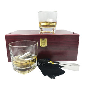 Caja de madera de Mdf roja, personalizada, Metal reutilizable, cubos de hielo inoxidables, <span class=keywords><strong>Granada</strong></span>, nuevo artículo - Product Image 5