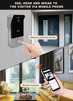 Interphone Vidéo Intelligent Morning Tech 1080P avec RFID, PoE/WiFi, Vision Nocturne, Détection de Mouvement et Audio Bidirectionnel pour Villa et Bureau