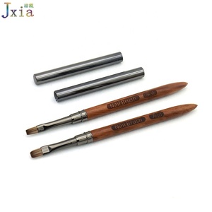 Jiexia Nuevo Pincel Plano <span class=keywords><strong>de</strong></span> Gel para <span class=keywords><strong>Manicura</strong></span> y Arte <span class=keywords><strong>de</strong></span> Uñas <span class=keywords><strong>con</strong></span> Mango <span class=keywords><strong>de</strong></span> Madera <span class=keywords><strong>de</strong></span> Sándalo y Palisandro <span class=keywords><strong>de</strong></span> Alta Calidad para Salón - Product Image 4