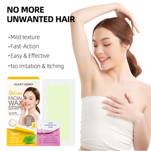 Strisce Depilatorie <span class=keywords><strong>Viso</strong></span> in Tessuto Non Tessuto Vegano Biologico Personalizzate con Etichetta Privata, Ingredienti Naturali, Non Testate su Animali, per Saloni di Bellezza e Parrucchieri - Product Image 5