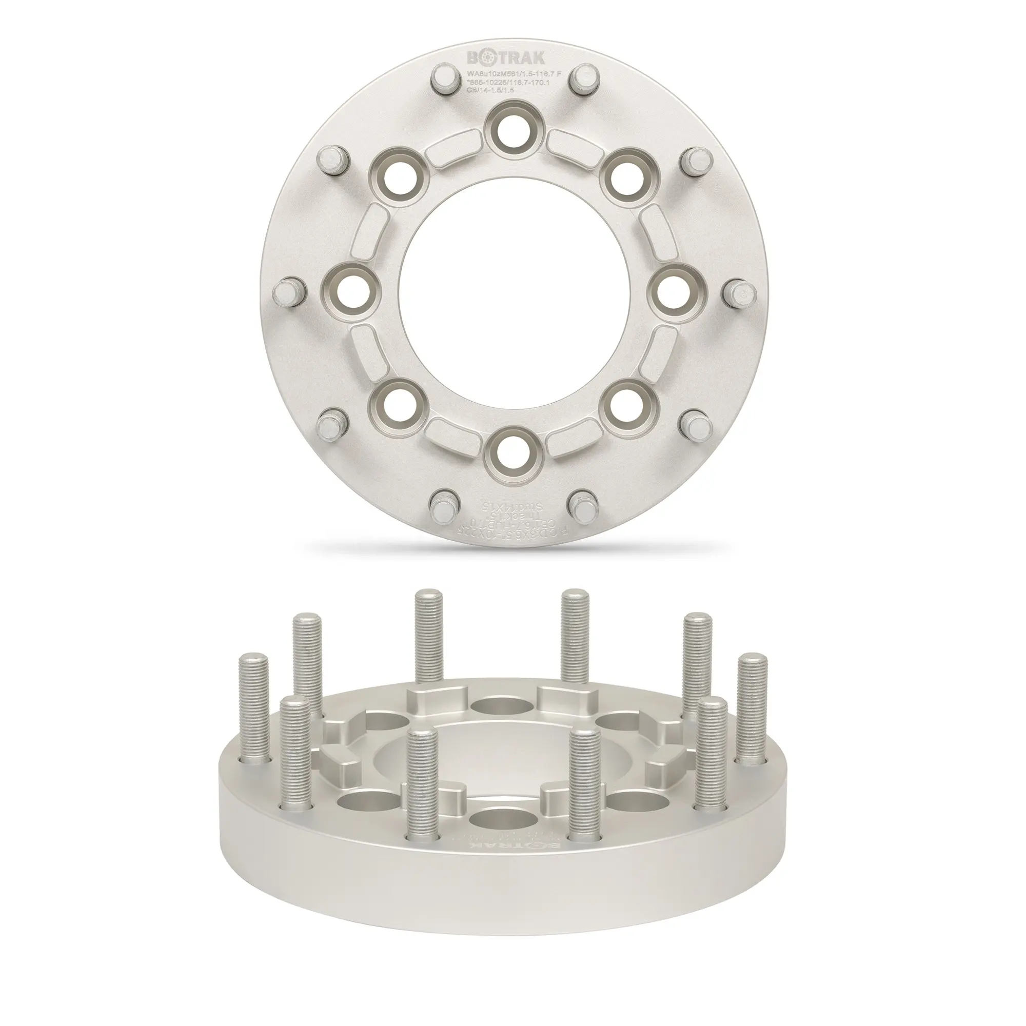 Bobrak 1.5 inci 8x6.5 ke 10 lug 10x225 19.5 "adaptor spacer roda semi untuk dodge ram 2500 3500