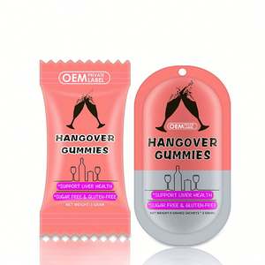 Pasokan pabrik permen permen permen Gummy anti-alkohol <span class=keywords><strong>Hangover</strong></span> menyembuhkan suplemen meringankan penyerapan alkohol Anti mabuk Mies - Product Image 6