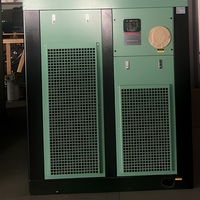 Compresseur d'air à vis rotatif de type armoire, refroidi par air, lubrifié industriellement, 132 kW, 175 CV, 23 m/min