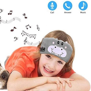 Bandeau de cheveux Bluetooth sommeil, bandeau d'écouteurs musicaux sans fil, bandeau d'écouteurs Bluetooth bandeau Animal mignon avec haut-parleurs - Product Image 4