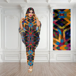 Tela de Poliéster con Estampado Floral Digital Personalizado, Ratti Persi Japón para Swiss Diana London, Voile Sedoso, Chifón Sudanés, Toub para Mujeres Somalíes - Product Image 5