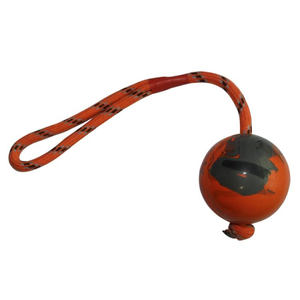 थोक पालतू पशु प्रशिक्षण बढ़ाने खुफिया ठोस रबर रस्सी गेंद कुत्ते खिलौना प्राकृतिक रबर - Product Image 2