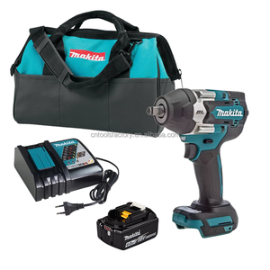 Kit de Llave de Impacto Inalámbrica <span class=keywords><strong>Makita</strong></span> DTW700 de 18V con Batería BL1860B de 6.0Ah, Cargador <span class=keywords><strong>DC18RC</strong></span> y Bolsa de Herramientas para Reparación Automotriz - Product Image 1