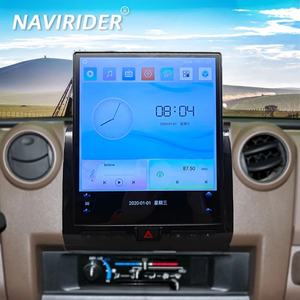 Écran multimédia de voiture Android 12 pouces pour Toyota Land Cruiser LC70 LC75 LC76 2007-2023, navigation GPS, Carplay, Auto 4G WIFI - Product Image 1