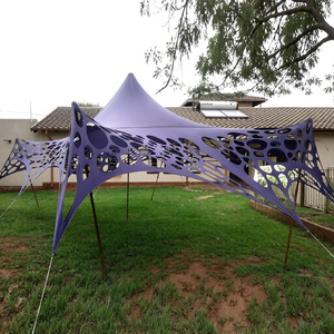 Carpa de Estiramiento Tipo <span class=keywords><strong>Queso</strong></span> para Interiores y Exteriores, de Poliéster, para Uso en Cuatro Estaciones, con Estructura de Acero y Aleación de Aluminio, Resistente a los Rayos UV, Carpa para Bodas Personalizada - Product Image 1