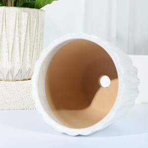 Prix direct d'usine, pots de jardin en céramique de grande taille, pots ronds de luxe, jardinières debout, grands pots à fleurs, plantes, pots à bonsaï - Product Image 6