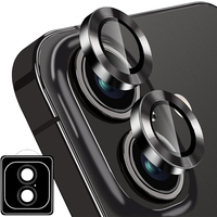 Film de protection d'objectif d'appareil photo 3D intégral pour téléphone portable avec localisateur d'installation pour iPhone 17 Pro Max