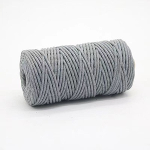 Cordón <span class=keywords><strong>de</strong></span> Macramé <span class=keywords><strong>de</strong></span> 4 mm, Cuerda <span class=keywords><strong>de</strong></span> Algodón Trenzada a Mano <span class=keywords><strong>para</strong></span> Bolsos y Decoración del Hogar, <span class=keywords><strong>Hilo</strong></span> <span class=keywords><strong>de</strong></span> Algodón Grueso - Product Image 6