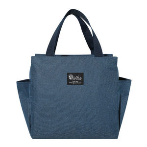 Insulated Lunch <b>Bag</b> For Students And Work With <b>Cooling</b> Feature In Black Color - Product Image 2