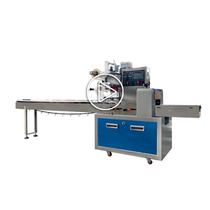 Machine d'emballage horizontale SPK320B Flow Pack pour bonbons, sucettes, emballages souples et durs, avec film alimentaire et collage - Product Image 1