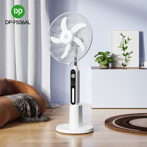 Ventilateur sur pied rechargeable AC/DC de 18 pouces avec télécommande, 7000 mAh, <span class=keywords><strong>3</strong></span> vitesses et veilleuse - Product Image 2