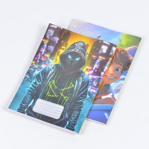 Cahier d'exercices imprimé en couleur de vente chaude avec cahier de bande dessinée Illustration de super-héros pour les étudiants africains cahier cousu en selle - Product Image 1