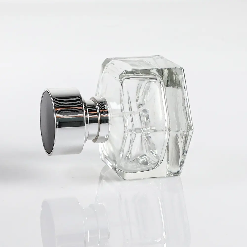 Nieuw Design Luxe Verpakking Garrafa De Parfums Luxuosa 30Ml 50 Ml 100Ml Lege Navulbare Verstuiver Glazen Spray Parfum Fles