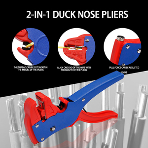 2024 Crimp Pliers Mini Multifunctional Automatic Wire Stripper Duckbill Bend Nose Bolt Clipper Electrician Duckbill Plier <strong>Tools</strong> - Product Image 4