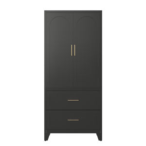 Armoire métallique avec tiroirs et barres de suspension, idéale pour les chambres, les bureaux, les buanderies, les entrées et les halls. - Product Image 4