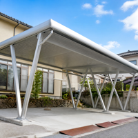Système de montage solaire modulaire facile à assembler pour abri de voiture solaire, étanche et anticorrosion, pour le stationnement résidentiel et commercial des voitures