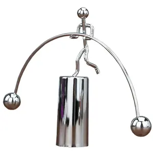 Pendulum Cradle New Balance Men Iron Man Ball Crafts Tumbler Desk Toy Metal Decor Home Decoration Accessories