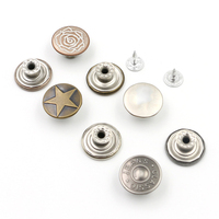 Boutons en alliage de laiton personnalisés avec logo pour vêtements, jeans, vestes, pantalons en denim