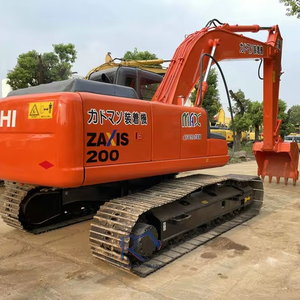 Excavatrice sur chenilles Hitachi ZX200 d'occasion, 20 tonnes, d'origine japonaise, moteur ISUZU, modèle 2024, 1 an d'assistance après-vente, excellent état - Product Image 1