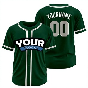 Camiseta de béisbol personalizada con nombre y número, estampado sublimado, unisex, para adultos, manga corta, absorbe la humedad, transpirable, talla grande - Product Image 3