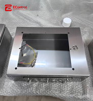 Boîte de distribution verrouillable en acier inoxydable, indice de protection IP65, boîte murale étanche pour la sécurité du câblage industriel et commercial