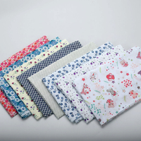 Tissu en mousseline de coton peigné 100% biologique, écologique, uni ou imprimé floral, respirant, pour chemises et robes de bébés et enfants