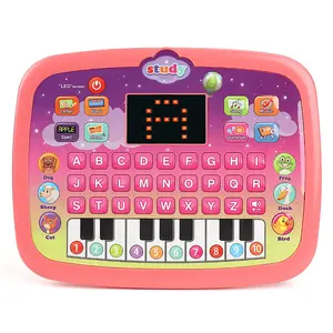 Intelligent Educational Computer Led Tablet Toys Laptop Computer Toys Learning Machine For Kids