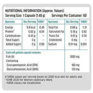 ODM/OEM Marque Privée Huile de Poisson Naturelle de Haute Qualité Capsules d'Oméga 3 Compléments Alimentaires Soutien Cérébral Stimulant de l'Intelligence pour Adultes - Product Image 3