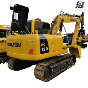 Excavatrice sur chenilles Komatsu 120 d'occasion, marque japonaise d'origine, 12 tonnes, mini-excavatrice compacte. - Product Image 1