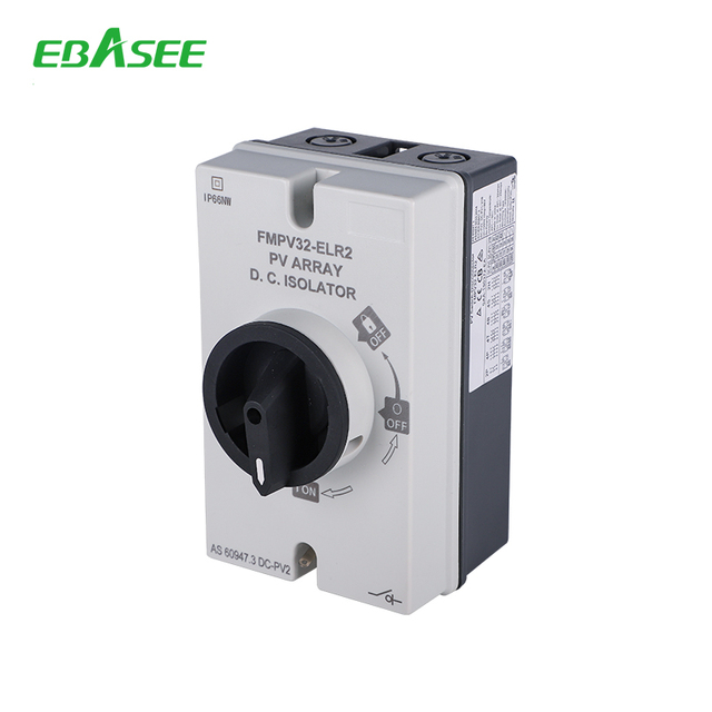 OEM BXPV-ELR2 IP65 1200VDC DC Isolator Switch 32A  PV Solar Automatic Isolator Switch