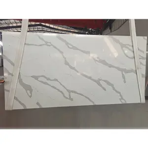 2cm jumbo size quartz countertop slab cuarzo white vanity countertops kitchen stone translucent calacatta quartz slabs suppliers