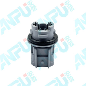 T10 Bulb <b>Socket</b> W5WT10 Gray Plastic 81615-12590 For Toyota License Plate <b>Light</b> Connector - Product Image 1